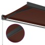 Toldo retráctil manual marrón 350x250 cm de , Toldos - Ref: Foro24-3215724, Precio: 560,47 €, Descuento: %