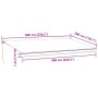 Toldo retráctil manual con luces LED marrón 600x300 cm de , Toldos - Ref: Foro24-3215385, Precio: 520,30 €, Descuento: %