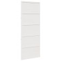Puerta de granero madera maciza pino blanca 80x208 cm de , Puertas - Ref: Foro24-850636, Precio: 117,02 €, Descuento: %