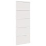 Puerta de granero madera maciza pino blanca 80x208 cm de , Puertas - Ref: Foro24-850636, Precio: 117,02 €, Descuento: %