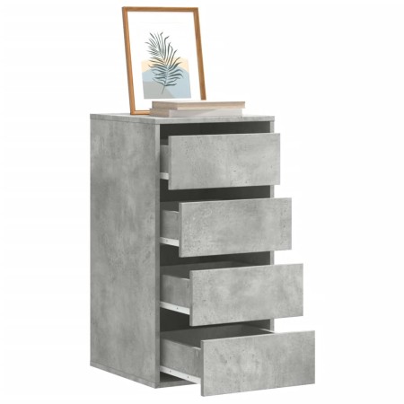 Cajonera de esquina madera ingeniería gris hormigón 40x41x76 cm de , Cajoneras - Ref: Foro24-852864, Precio: 86,83 €, Descuen...