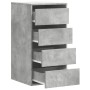 Cajonera de esquina madera ingeniería gris hormigón 40x41x76 cm de , Cajoneras - Ref: Foro24-852864, Precio: 86,83 €, Descuen...