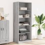Armario de madera de ingeniería gris Sonoma 80x50x200 cm de , Armarios roperos - Ref: Foro24-3307725, Precio: 142,84 €, Descu...