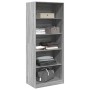 Armario de madera de ingeniería gris Sonoma 80x50x200 cm de , Armarios roperos - Ref: Foro24-3307725, Precio: 142,84 €, Descu...