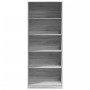 Armario de madera de ingeniería gris Sonoma 80x50x200 cm de , Armarios roperos - Ref: Foro24-3307725, Precio: 142,84 €, Descu...