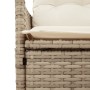 Set de mesa y sillas de jardín 11 pzas y cojines ratán PE beige de , Conjuntos de jardín - Ref: Foro24-3277247, Precio: 1,00 ...