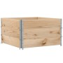 Collares de palets 3 unidades madera maciza de pino 100x100 cm de , Plataformas de carga y palés - Ref: Foro24-3295374, Preci...