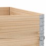 Collares de palets 3 unidades madera maciza de pino 100x100 cm de , Plataformas de carga y palés - Ref: Foro24-3295374, Preci...
