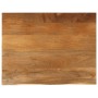 Tablero de mesa borde natural madera maciza mango 100x80x3,8 cm de , Tableros para mesas - Ref: Foro24-370604, Precio: 153,39...