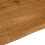 Tablero de mesa borde natural madera maciza mango 100x80x3,8 cm de , Tableros para mesas - Ref: Foro24-370604, Precio: 153,39...