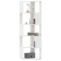 Estantería de esquina 5 niveles madera blanco 50x50x179 cm de , Librerías y estanterías - Ref: Foro24-852582, Precio: 88,15 €...