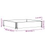 Jardinera de madera maciza de pino 100x100 cm de , Maceteros y jardineras - Ref: Foro24-3295395, Precio: 41,31 €, Descuento: %