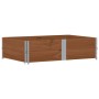Jardinera de madera maciza de pino marrón 150x100 cm de , Maceteros y jardineras - Ref: Foro24-3295418, Precio: 104,10 €, Des...