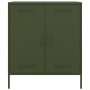 Aparador de acero verde oliva 68x39x79 cm de , Aparadores - Ref: Foro24-842980, Precio: 107,34 €, Descuento: %