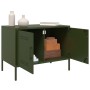 Mueble de TV de acero verde oliva 68x39x50,5 cm de , Muebles TV - Ref: Foro24-842942, Precio: 78,03 €, Descuento: %