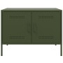 Mueble de TV de acero verde oliva 68x39x50,5 cm de , Muebles TV - Ref: Foro24-842942, Precio: 78,03 €, Descuento: %