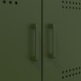 Mueble de TV de acero verde oliva 68x39x50,5 cm de , Muebles TV - Ref: Foro24-842942, Precio: 78,03 €, Descuento: %