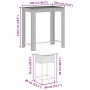 Juego de bar de jardín de 5 piezas con cojines ratán PE marrón de , Conjuntos de jardín - Ref: Foro24-3261452, Precio: 302,45...