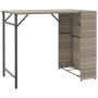 Juego de comedor de jardín plegable 5 pzas ratán PE gris claro de , Conjuntos de jardín - Ref: Foro24-365948, Precio: 171,98 ...