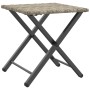 Juego de comedor de jardín plegable 5 pzas ratán PE gris claro de , Conjuntos de jardín - Ref: Foro24-365948, Precio: 171,98 ...