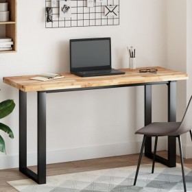 Tablero de mesa rectangular madera maciza acacia 120x50x4 cm de , Tableros para mesas - Ref: Foro24-4008787, Precio: 117,99 €...