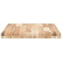 Tablero de mesa rectangular madera maciza acacia 120x50x4 cm de , Tableros para mesas - Ref: Foro24-4008787, Precio: 117,99 €...