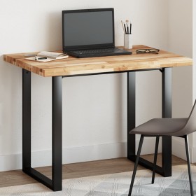 Tablero de mesa rectangular madera maciza acacia 80x70x4 cm de , Tableros para mesas - Ref: Foro24-4008862, Precio: 116,46 €,...