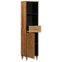 Mueble de baño madera maciza de mango 38x33x160 cm de , Tocadores de baño - Ref: Foro24-358306, Precio: 173,83 €, Descuento: %
