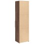 Aparador de madera de ingeniería marrón roble 50x42,5x185 cm de , Aparadores - Ref: Foro24-3281461, Precio: 136,81 €, Descuen...