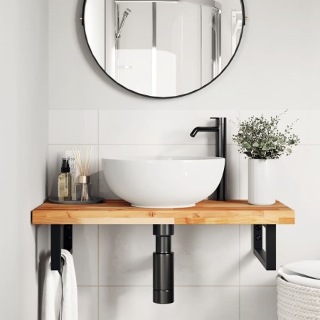 Tablero de mesa rectangular madera maciza acacia 100x40x4 cm de , Tableros para mesas - Ref: Foro24-4008848, Precio: 86,07 €,...