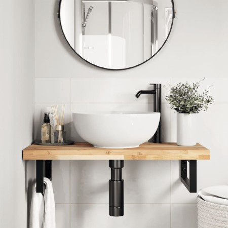 Tablero de mesa rectangular madera maciza acacia 80x40x4 cm de , Tableros para mesas - Ref: Foro24-4008779, Precio: 67,38 €, ...