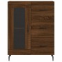 Aparador alto madera contrachapada marrón roble 69,5x34x180 cm de , Aparadores - Ref: Foro24-3199960, Precio: 168,53 €, Descu...