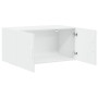 Armario de pared madera de ingeniería blanco 80x42,5x40 cm de , Aparadores - Ref: Foro24-846124, Precio: 64,77 €, Descuento: %