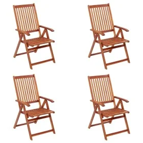 Sillas plegables de jardín 4 unidades madera de acacia maciza de vidaXL, Sillas de jardín - Ref: Foro24-3065515, Precio: 288,...