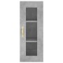Aparador de madera contrachapada gris hormigón 34,5x34x180 cm de , Aparadores - Ref: Foro24-3199157, Precio: 98,97 €, Descuen...