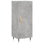 Aparador de madera contrachapada gris hormigón 34,5x34x180 cm de , Aparadores - Ref: Foro24-3199157, Precio: 98,97 €, Descuen...