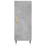 Aparador de madera contrachapada gris hormigón 34,5x34x180 cm de , Aparadores - Ref: Foro24-3199157, Precio: 98,97 €, Descuen...
