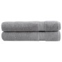Toallas de sauna SOLUND 2 unidades gris 80x200 cm 600 gsm de , Toallas - Ref: Foro24-137314, Precio: 47,43 €, Descuento: %