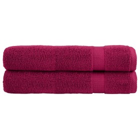 Toallas de sauna SOLUND 2 unidades burdeos 80x200 cm 600 gsm de , Toallas - Ref: Foro24-137218, Precio: 47,21 €, Descuento: %