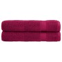Toallas de sauna SOLUND 2 unidades burdeos 80x200 cm 600 gsm de , Toallas - Ref: Foro24-137218, Precio: 47,21 €, Descuento: %