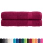 Toallas de sauna SOLUND 2 unidades burdeos 80x200 cm 600 gsm de , Toallas - Ref: Foro24-137218, Precio: 47,21 €, Descuento: %