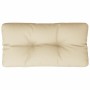 Cojín para palets de tela beige 70x40x12 cm de , Cojines para sillas y sofás - Ref: Foro24-360582, Precio: 25,41 €, Descuento: %