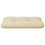 Cojín para palets de tela beige 70x40x12 cm de , Cojines para sillas y sofás - Ref: Foro24-360582, Precio: 25,41 €, Descuento: %