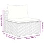 Set de muebles de jardín 5 pzas y cojines ratán sintético negro de , Conjuntos de jardín - Ref: Foro24-3308372, Precio: 348,3...