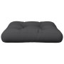 Cojín para sofá de palets de tela negro 60x61,5x10 cm de , Cojines para sillas y sofás - Ref: Foro24-360885, Precio: 18,34 €,...