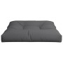 Cojín para sofá de palets de tela gris 80x80x12 cm de , Cojines para sillas y sofás - Ref: Foro24-360491, Precio: 45,85 €, De...