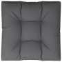 Cojín para sofá de palets de tela gris 80x80x12 cm de , Cojines para sillas y sofás - Ref: Foro24-360491, Precio: 45,85 €, De...