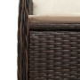 Set de mesa y sillas jardín 7 pzas con cojines ratán PE marrón de , Conjuntos de jardín - Ref: Foro24-3277067, Precio: 818,07...