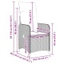 Set de mesa y sillas jardín 7 pzas con cojines ratán PE marrón de , Conjuntos de jardín - Ref: Foro24-3277067, Precio: 818,07...
