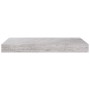 Estante flotante de pared gris hormigón MDF 40x23x3,8 cm en Estanterías | Comprar online en Foru.es